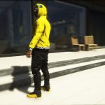 Black Pyramid Goggle Hoodie Texture for Mp Techfleece Jacket 1.0