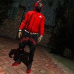 Black Pyramid Goggle Hoodie Texture for Mp Techfleece Jacket 1.0
