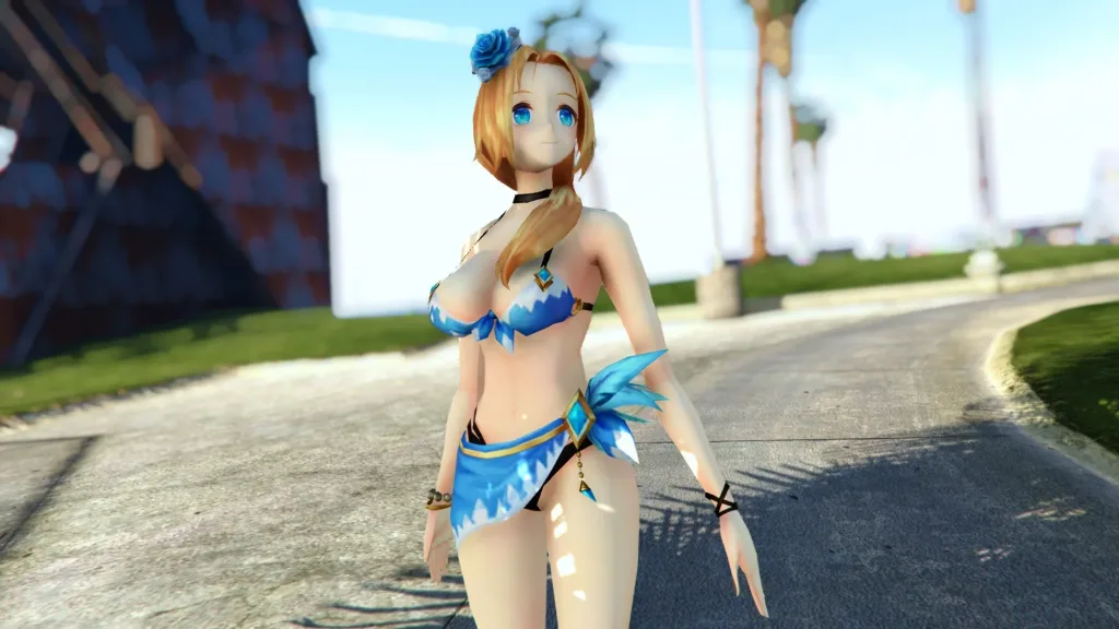 Frey Summer Costume [King's Raid] [Add-on] 1.0