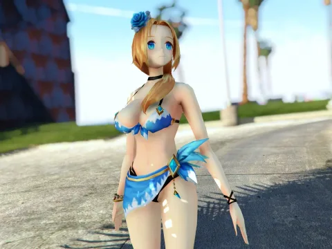 Frey Summer Costume [King's Raid] [Add-on] 1.0