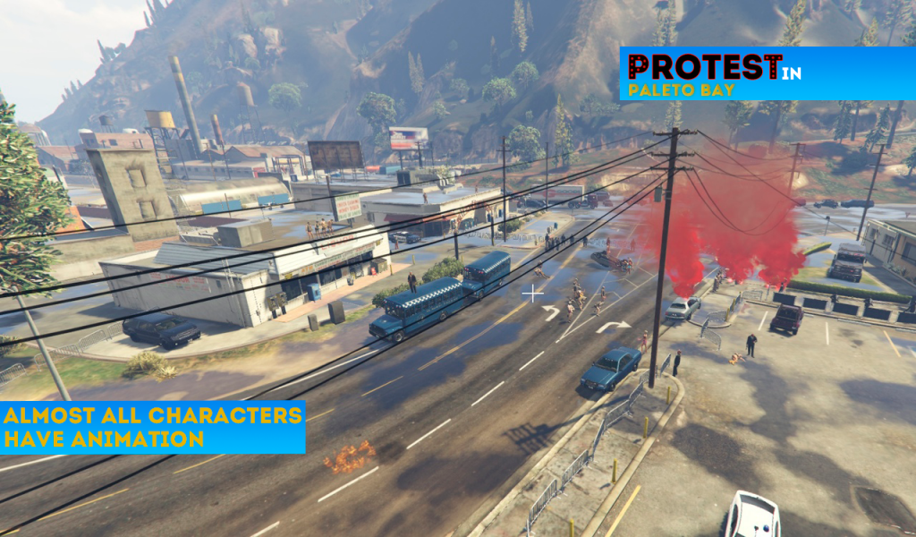 Protest In Paleto-Bay [MENYOO] 1.57