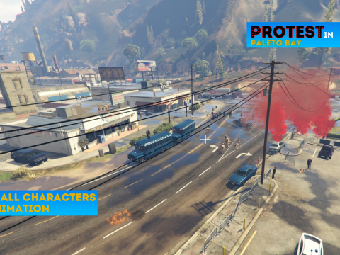 Protest In Paleto-Bay [MENYOO] 1.57