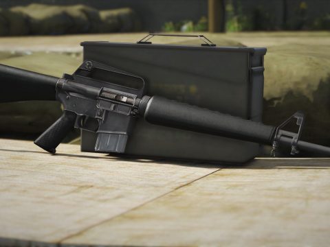 Realistic and Abused M16A1 Skin 1.0