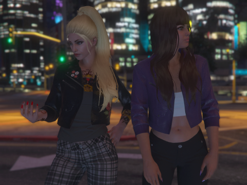 Recolored leather jacket for MP female 1.1