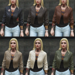 Recolored leather jacket for MP female 1.1