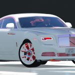 Rolls Royce - wraith 19 Red N White N Black custom Texture 1.01