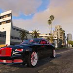 Rolls Royce - wraith 19 Red N White N Black custom Texture 1.01