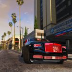 Rolls Royce - wraith 19 Red N White N Black custom Texture 1.01