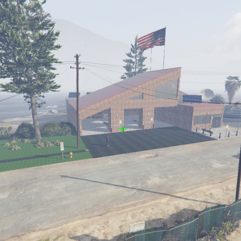 Sandy Shores Fire Station | 3 Bays | Single Story | FiveM Ready ...