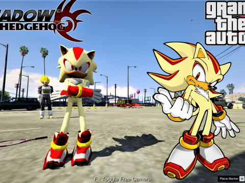 Super Shadow [Add-On Ped] / Shadow the Hedgehog 1.0