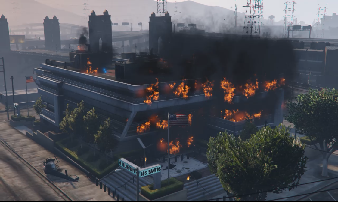 The FIB and The Police Burnout 1.0