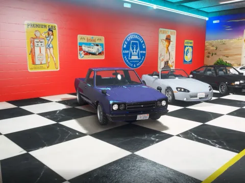 Tuners DLC stock cars spawned into the Tuner Garage [Menyoo]