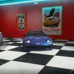 Tuners DLC stock cars spawned into the Tuner Garage [Menyoo]