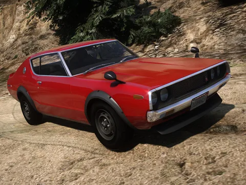 1973 Nissan SKYLINE 2000 GT-R(KPGC110) "Kenmeri" [Add-On | Livery | Sounds | LOD's | FiveM] 1.0