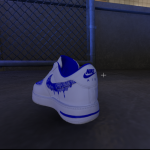 Air Force 1 Blue Bandana Customs for Franklin 1.0