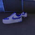 Air Force 1 Blue Bandana Customs for Franklin 1.0