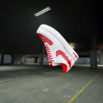 Air Force 1 Red Bandana Customs For Franklin 1.0