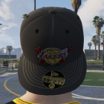 Backwards Los Angeles Lakers Floral Cap V1.0