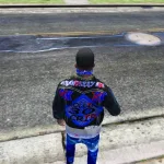 Black Tru Religion jean jacket (For Rollin 30 Crips) v1.0