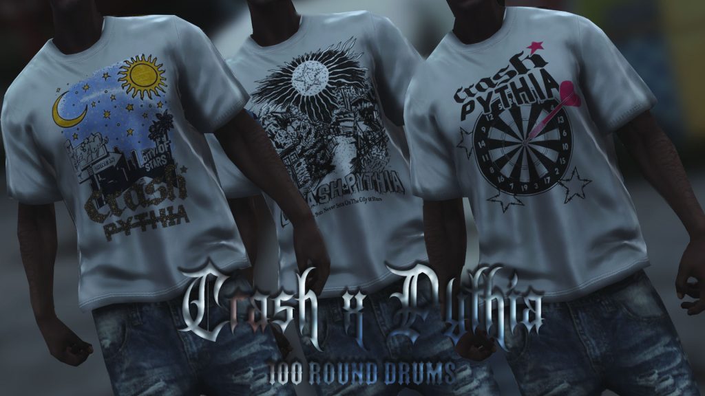 Crash x Pythia T-Shirt Pack for MP Male 1.0