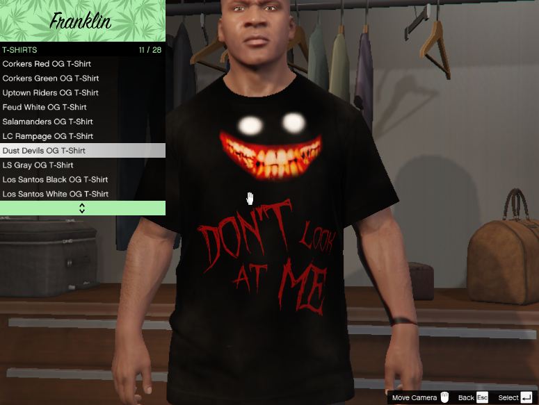 Creepy T-Shirt (Franklin) 1.0