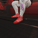 DIOR Red B-23 High-Top Sneaker for MP male 1.0