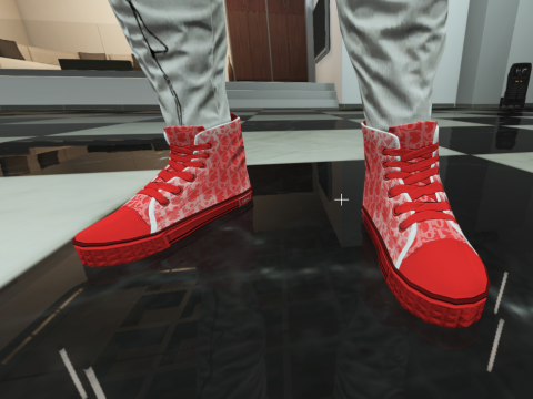 DIOR Red B-23 High-Top Sneaker for MP male 1.0
