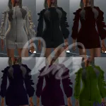 Dress with a frill for MP Female 1.0