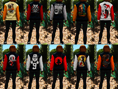 Female college jacket 1.0