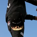Palm Angels "Flames Cap" Strapped to jeans 1.0