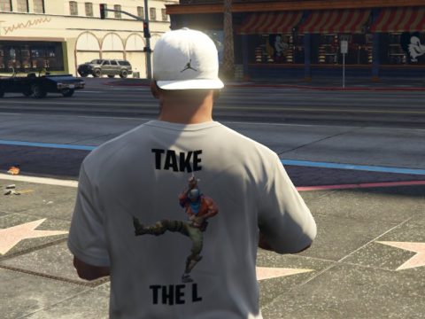 Fortnite T-shirt and Tattoo. Take The "L" 1.0