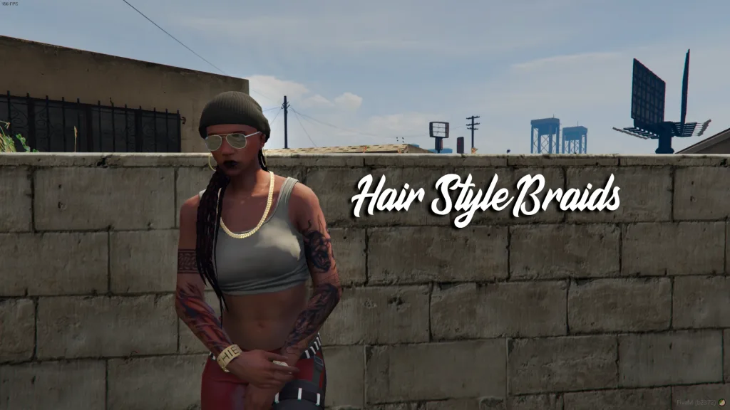 Hair Style Female Braids v2 1.0