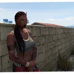 Hair Style Female Braids v2 1.0
