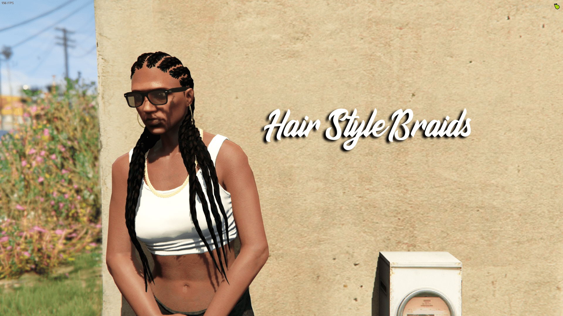 Hair Style Female Braids GTA Mod