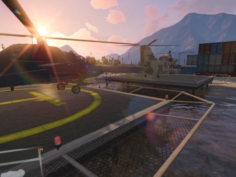 Heli Base With Anti-Air Defense ,Guards & Vehicles 1.0