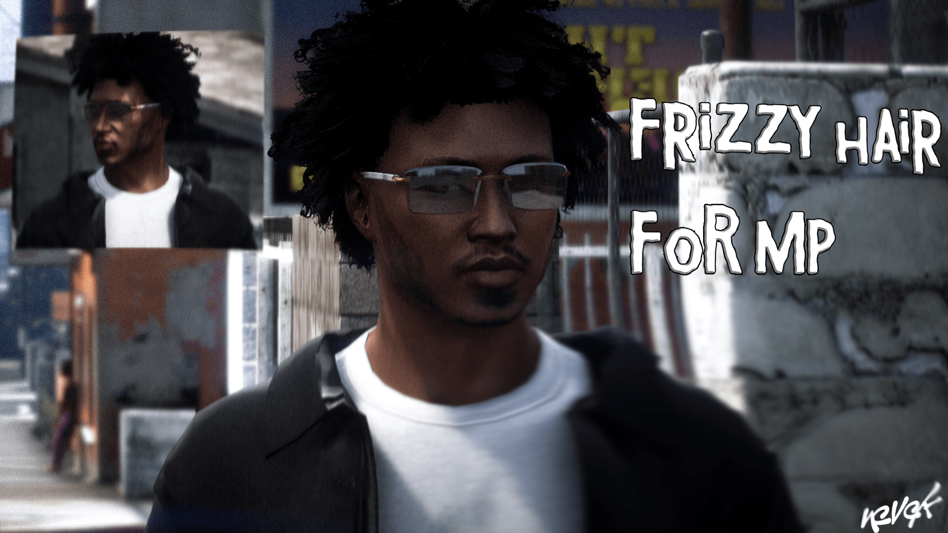 Male MP - Frizzy Hair  – GTA 5 mod