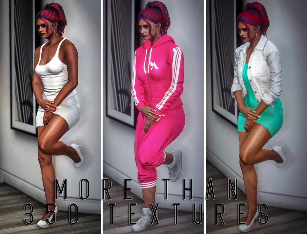 More Than 350 Textures For MP Female