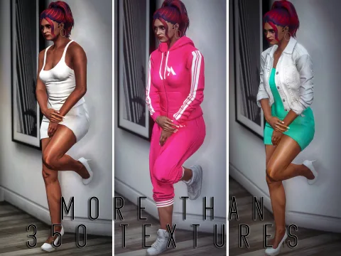 More Than 350 Textures For MP Female