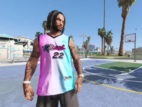 NBA Jimmy Butler Miami Heat Jersey For MP Male 1.0
