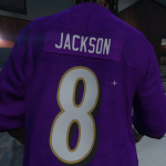 NFL Baltimore Ravens Lamar Jackson 4k jersey 1.0