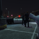 Off white shirt and "juice wrld's tatoo' for Franklin 0.1