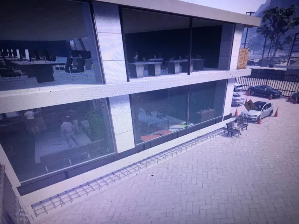 Office+garage and parking [Menyoo]  – GTA 5 mod