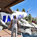 Plane accident at Franklin's house 1