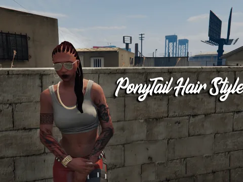 PonyTail Hair Style for MP Female 1.0