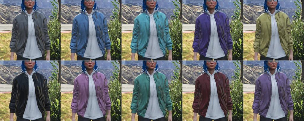 Regularsized Hoodie Jacket Textures for MP Female 1.0