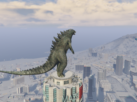 Retextured Godzilla (no blue dorsal plates) 1.0