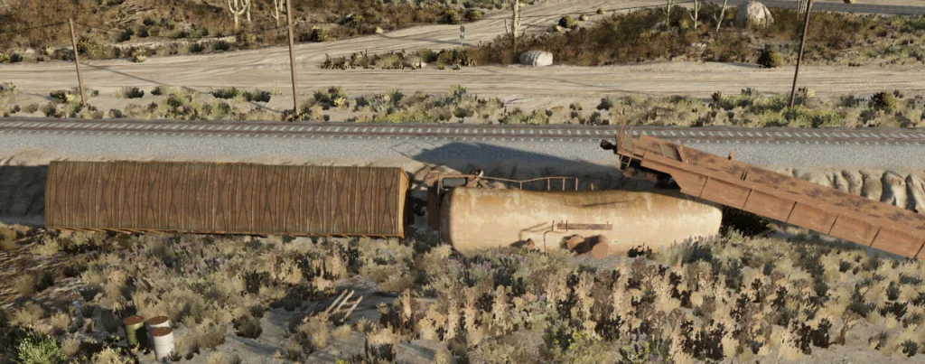 Sandy Shores Train Wreck [YMAP] 1.0