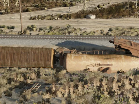 Sandy Shores Train Wreck [YMAP] 1.0