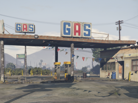 Sandy Shores Updated Gas Station [Menyoo] 1.0