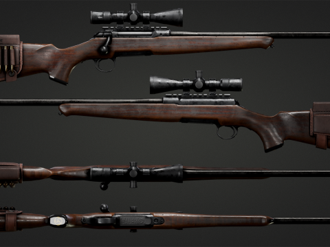 Sauer 101 Hunting Rifle [Animated | 4K] 1.0